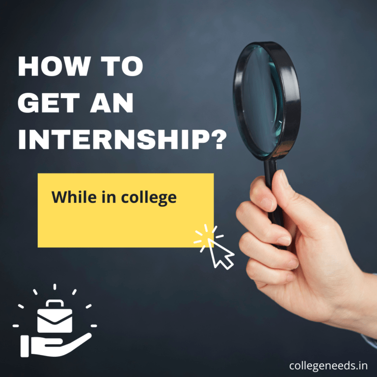 How to get an internship