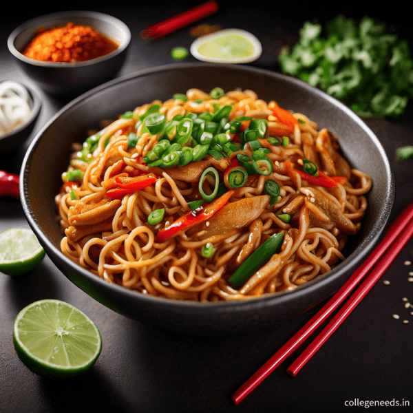 Spicy Schezwan Maggie Recipe